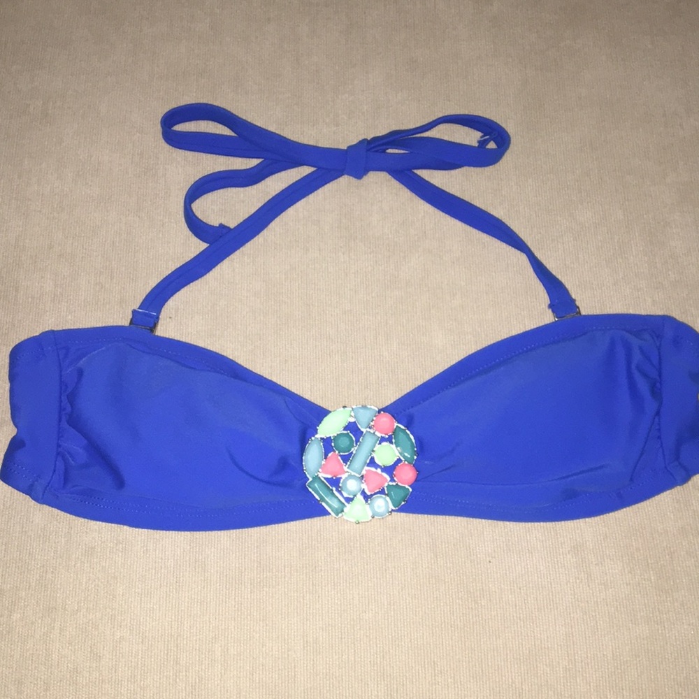 XHILARATION  HALTER TIE/STRAPLESS BIKINI TOP